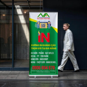 Standee cuốn nhôm cao cấp